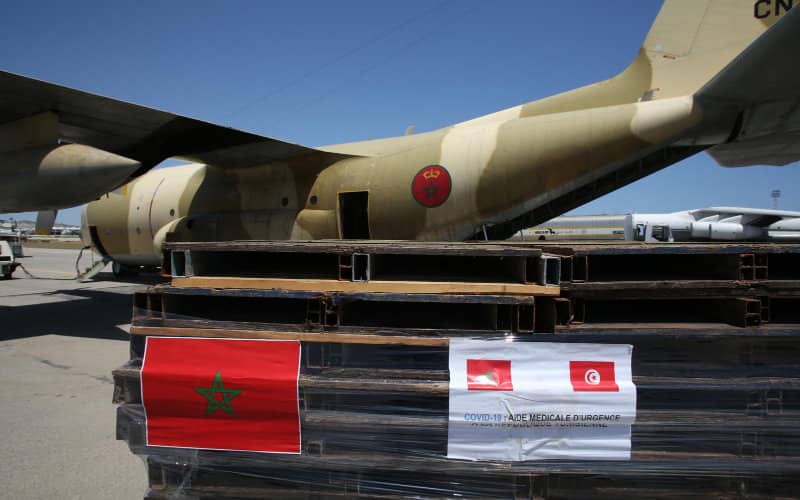 Morocco Sends Eighth Plane of COVID-19 Medical Aid to Tunisia