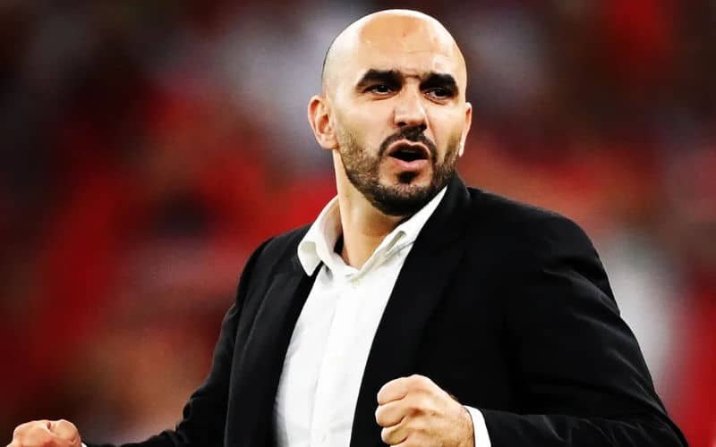Morocco's Walid Regragui Nominated for Best National Team Coach Award