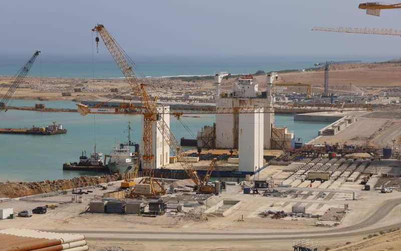 Nador West Med Port Construction Reaches Milestone with Main Breakwater Installation