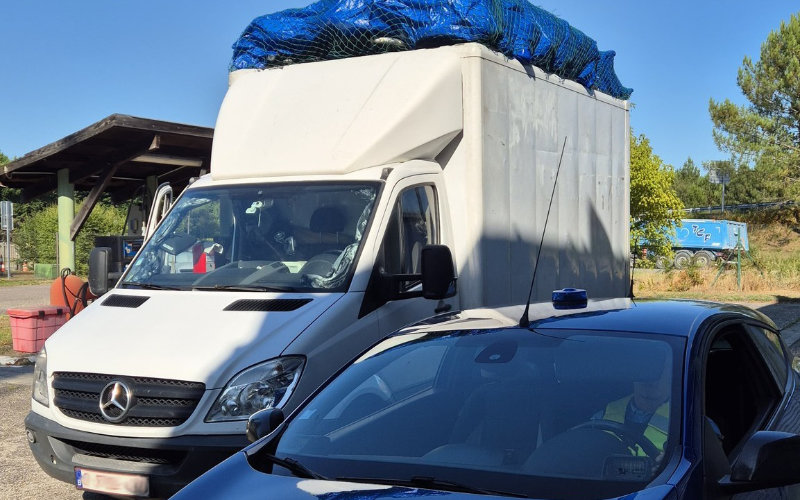 Overloaded Belgian Van Bound for Morocco Busted: 7-Ton Vacation Haul Halted in France