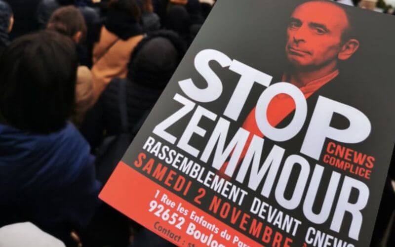 Protesters Rally Against CNews, Citing Islamophobic Climate in France