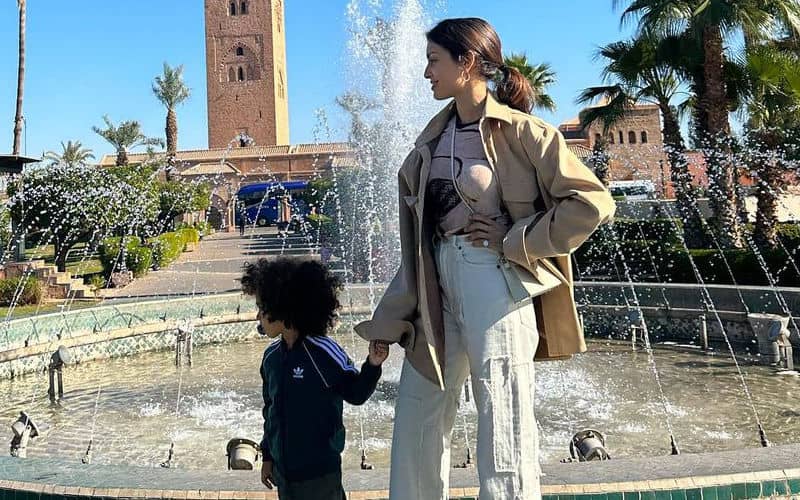 PSG Star Achraf Hakimi Vacations with Family in Marrakech's Cultural Hotspots