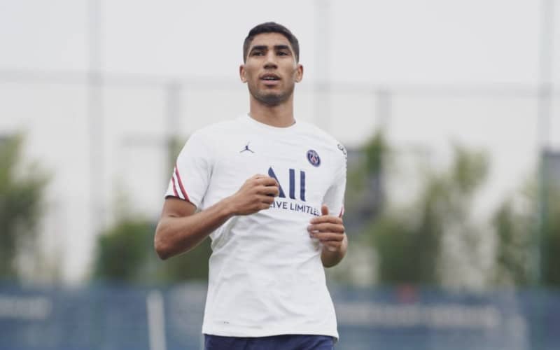 PSG's Achraf Hakimi Set to Return to Training After COVID-19 Isolation