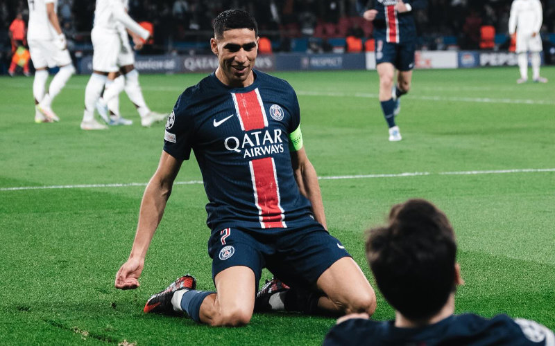 PSG's Hakimi Shines in 3-1 Victory Over Aston Villa, Earns High Praise