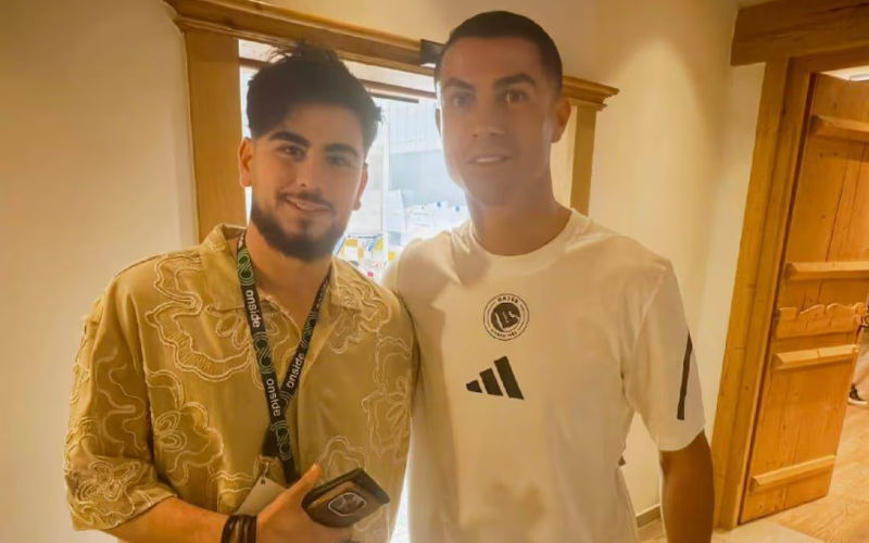 Rising Dutch Barber Styles Cristiano Ronaldo and Al-Nassr Stars in Surprise Austrian Encounter