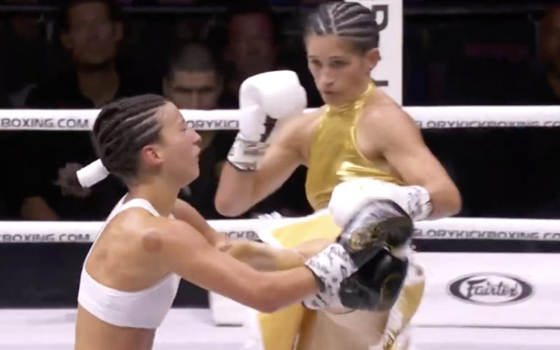 Sarah Moussaddak loses by KO against Tiffany van Soest