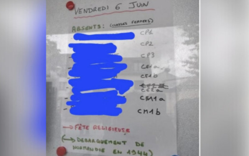 School Principal Sparks Outrage Over Muslim Teachers' Holiday Absence Disclosure