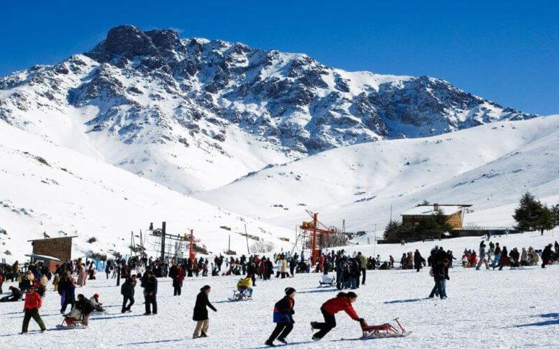 Snowfall Draws Record Tourist Surge to Ifrane's Mountain Resorts