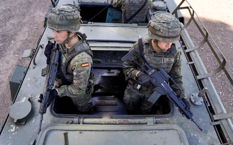 Spanish Army Boosts Border Patrols Near Morocco in Ceuta