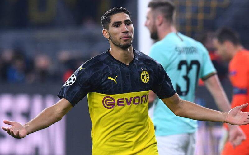Top European Clubs Vie for Real Madrid's Achraf Hakimi After Dortmund Loan