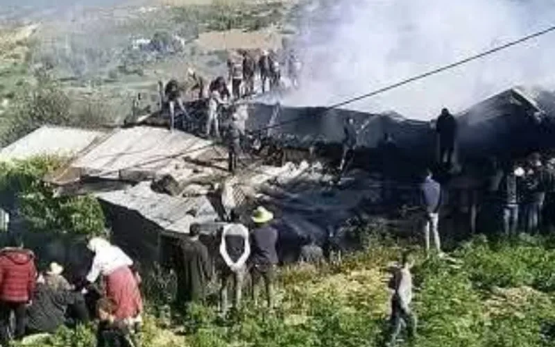 Tragic House Fire Claims Family of Four in Northern Morocco