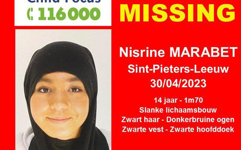 Urgent Search Underway for Missing 14-Year-Old Belgian Girl Nisrine Marabet