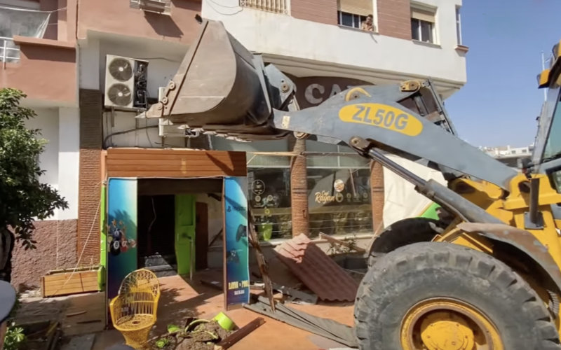 Agadir Authorities Launch Crackdown on Illegal Sidewalk Encroachments