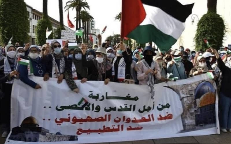 Moroccan Protesters Rally Against Israel Ties on Anniversary of Diplomatic Agreement