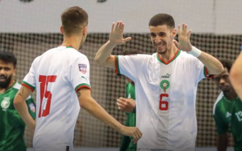 Morocco Advances to Arab Futsal Cup Semi-Finals with 5-2 Win Over Saudi Arabia