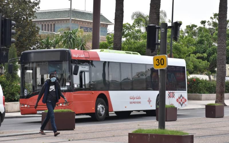 Morocco Suspends Bus Service Between Casablanca and Mohammedia Amid COVID-19 Restrictions
