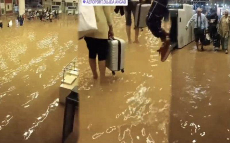 Severe Flooding Disrupts Eastern Morocco, Submerges Oujda Airport