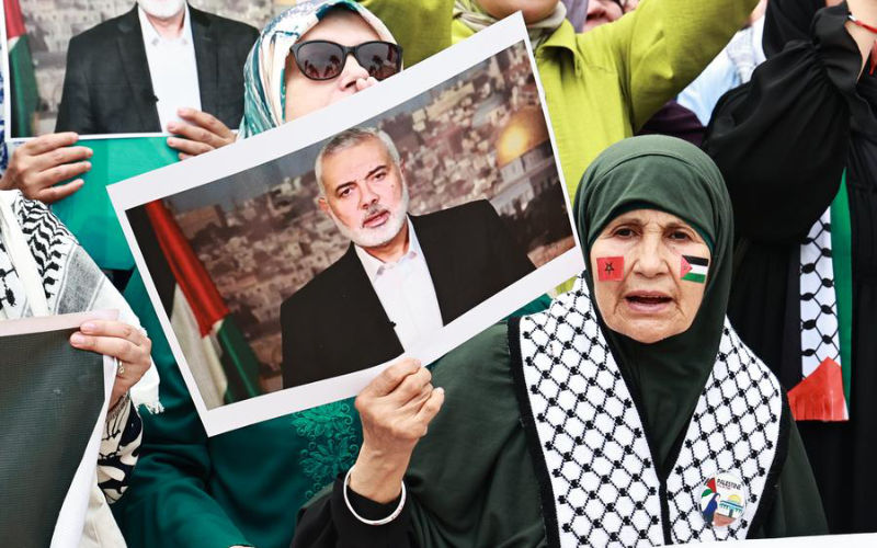 Thousands Rally in Morocco to Honor Slain Hamas Leader, Protest Israel Ties