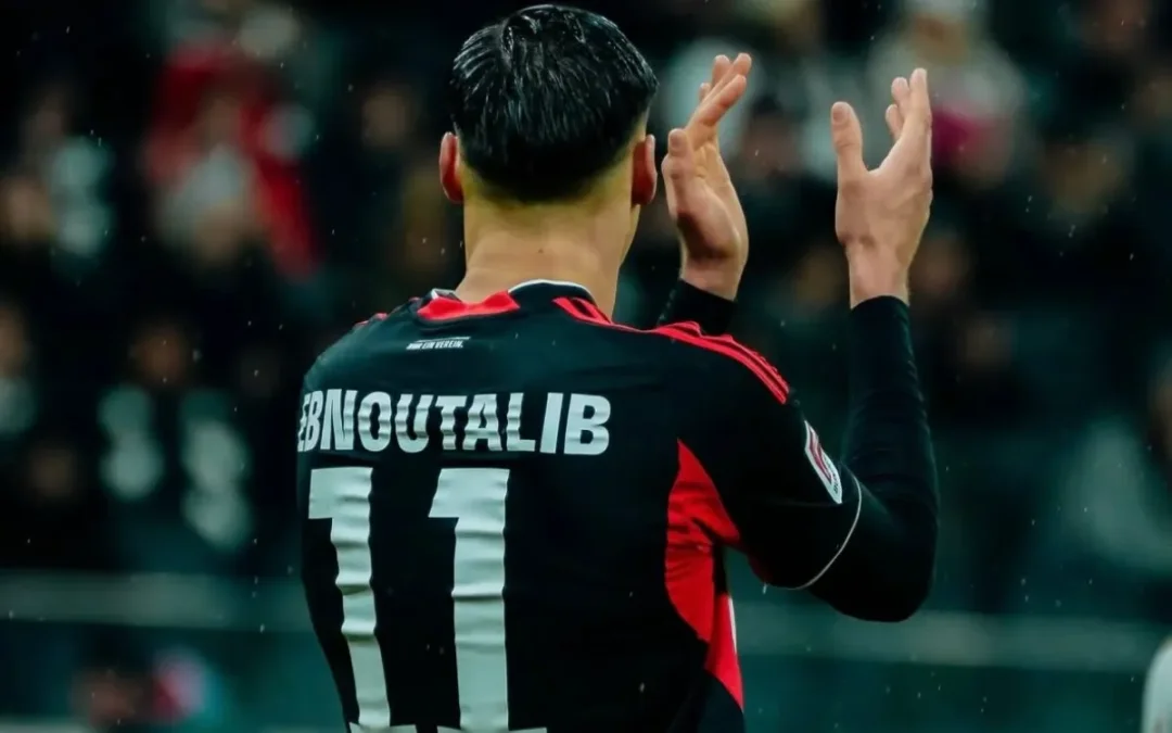 He scores a hat-trick, and Morocco and Germany immediately vie for Younes Ebnoutalib