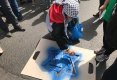 Moroccans Protest Israeli Actions at Jerusalem Mosque, Burn Flag in Rabat