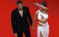 PSG Star Achraf Hakimi and Actress Wife Hiba Abouk Dazzle at Cannes Film Festival