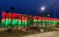 US Embassy in Rabat Illuminated with Moroccan Flag Colors to Mark Independence Milestone