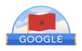 Google Doodle Honors Morocco's 64th Independence Day with Waving Flag