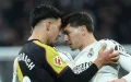 Heated altercation between Moroccans Ilias Akhomach and Brahim Diaz