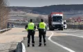 Heavy truck stolen in Morocco trapped on Spanish road, four arrests