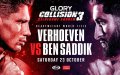 Heavyweight Kickboxing Showdown: Ben Saddik vs. Verhoeven Set for October 23
