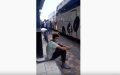 Moroccan Youths Attempt to Board Empty Spanish Buses at Melilla Border