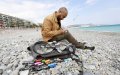 Nice Artist Transforms Beach Pebbles into Voice for Diversity After Terror Attack