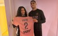 PSG Star Achraf Hakimi Gifts Personalized Jersey to Rapper Cardi B After Match