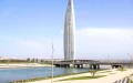 Skyline of Rabat: the gigantic 55-story Mohammed VI Tower is completed
