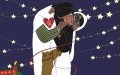 South Korean Artist Reimagines Klimt's 'The Kiss' with Saharan Flair