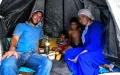 At three years old, Siraj has lived for 26 days under a tent without toilets in Ceuta