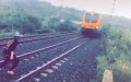 Viral Video Shows Reckless Teen Dodging High-Speed Train in Dangerous Stunt