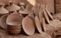 Without Their Black Coating, Moroccan Pottery Remains in Workshops