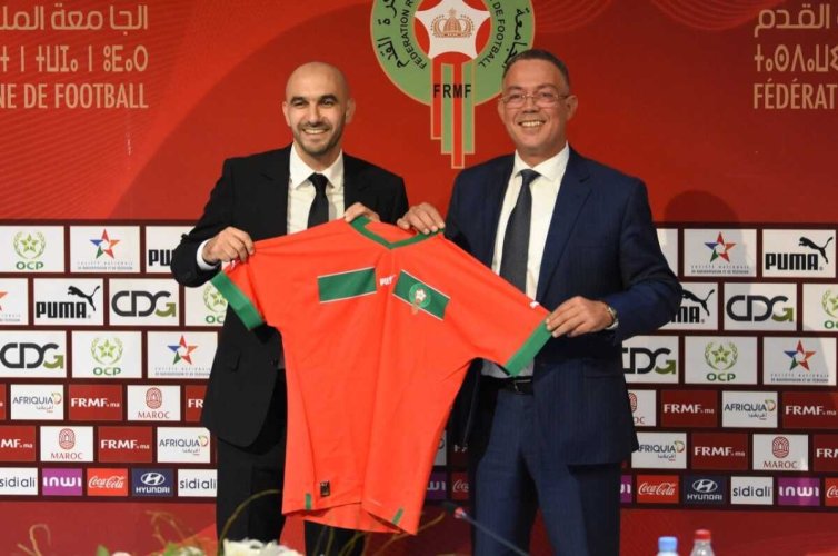 Morocco Coach Regragui Defends FA President Lekjaa Amid Social Media Backlash