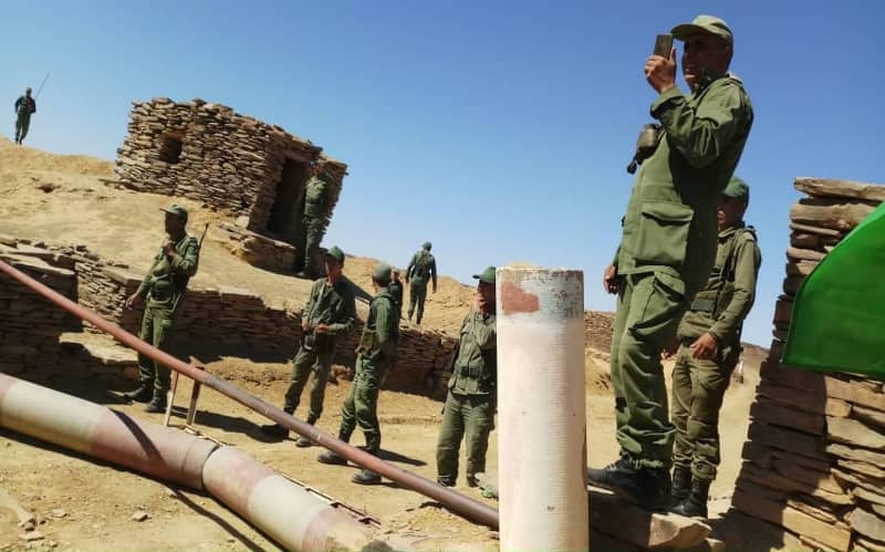 Moroccan Military Fires on Drug Traffickers Near Sahara Defense Wall