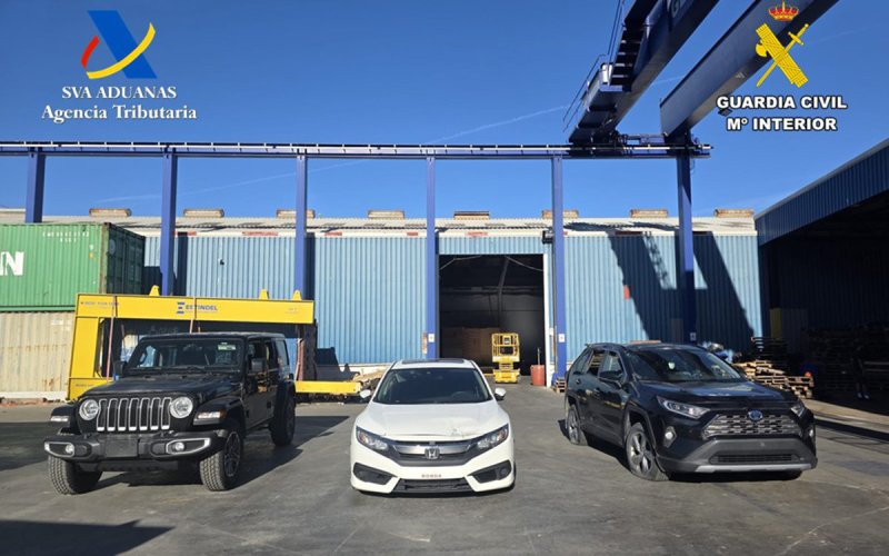 117 vehicles stolen in Canada intercepted in Spain before being sent to Morocco
