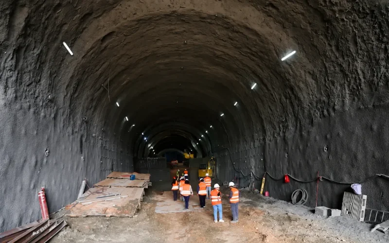 A 3.3-kilometre tunnel is being bored beneath Rabat to carry the TGV
