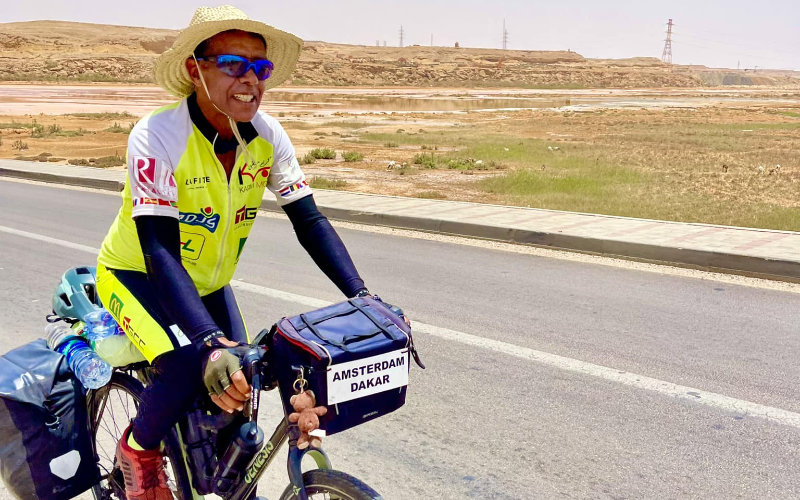 69-Year-Old Moroccan Athlete to Cycle 16,000 km from Casablanca to Beijing