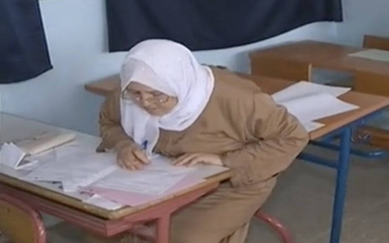 70-Year-Old Moroccan Woman Takes Baccalaureate Exam, Aims for Law Degree