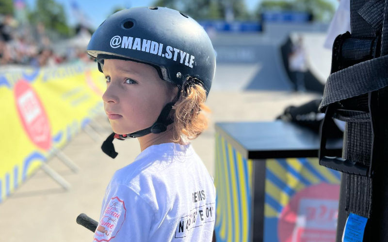 8-Year-Old Prodigy Wins World Freestyle Scooter Championship in Under-14 Category