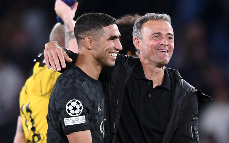 Achraf Hakimi is greatly missed by Luis Enrique