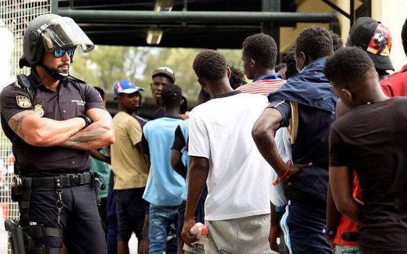 Acid Attack on Spanish Border Guards as Migrants Storm Ceuta Fence