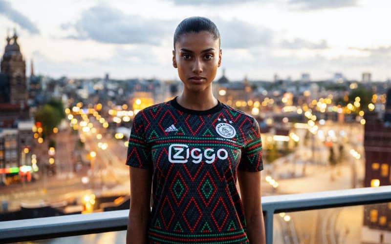 Ajax Unveils Culturally-Inspired Jersey with Model Imaan Hammam