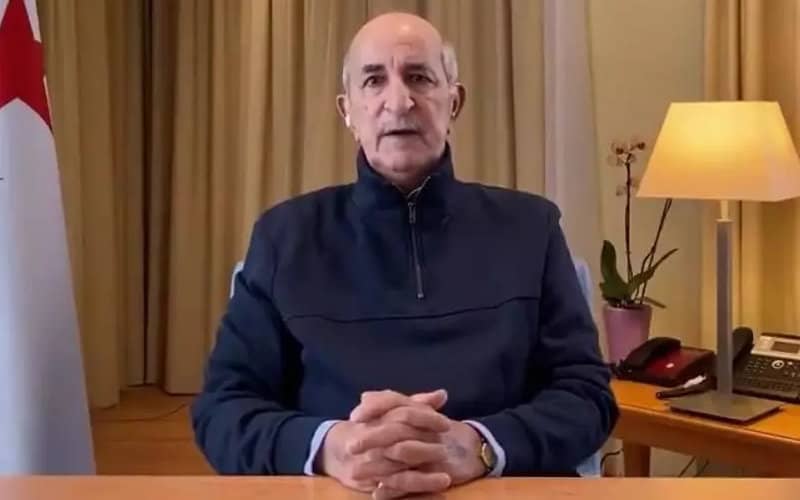 Algeria's President Responds to Morocco-Israel Deal from German Hospital