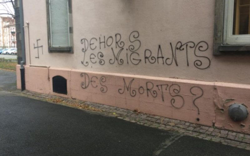 Alsace Mayor's Home Vandalized with Racist and Anti-Semitic Graffiti